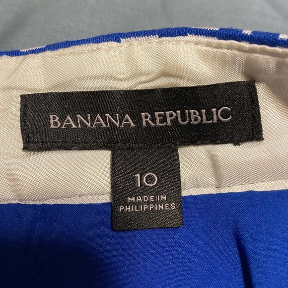 Banana Republic Blue Pencil Skirt! Size 10 - Picture 4 of 10